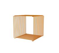 Limited Edition Panton Wire Single Bookcase 234-Tangerine 34.8 x 34.8 cm