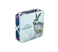 Limited Edition Rabbit/Hare All Butter Scottish Shortbread Petticoat Tails, Blue & Silver-Colour Tin, 360g