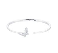 Limited Edition Riveret 18ct White Gold 0.33cttw Diamond Butterfly Bangle