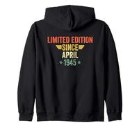 Limited Edition Since April 1945 Zip Hoodie