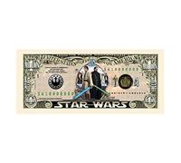 Limited Edition Star Wars Collectible Million Dollar Bill in Currency Holder