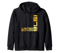 Limited Edition Vintage 1976 Funny 49th Birthday 49 Years Zip Hoodie