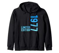 Limited Edition Vintage 1977 Funny 48th Birthday 48 Years Zip Hoodie