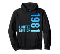 Limited Edition Vintage 1981 Funny 44th Birthday 44 Years Pullover Hoodie