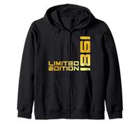 Limited Edition Vintage 1981 Funny 44th Birthday 44 Years Zip Hoodie