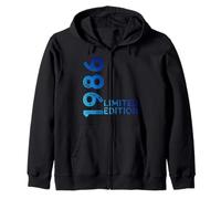Limited Edition Vintage 1986 Funny 39th Birthday 39 Years Zip Hoodie