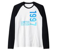Limited Edition Vintage 1997 Funny 28th Birthday 28 Years Raglan Baseball Tee