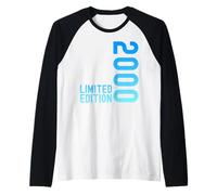 Limited Edition Vintage 2000 Funny 25th Birthday 25th Birthday Raglan Baseball Tee
