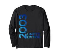 Limited Edition Vintage 2003 Funny 22nd Birthday 22 Years Long Sleeve T-Shirt