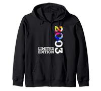 Limited Edition Vintage 2003 Funny 22nd Birthday 22 Years Zip Hoodie
