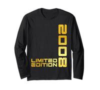 Limited Edition Vintage 2008 Funny 17th Birthday 17 Years Long Sleeve T-Shirt