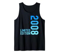Limited Edition Vintage 2008 Funny 17th Birthday 17 Years Tank Top