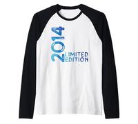 Limited Edition Vintage 2014 Funny 11th Birthday 11 Years Raglan Baseball Tee