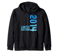 Limited Edition Vintage 2014 Funny 11th Birthday 11 Years Zip Hoodie