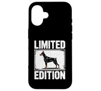 Limited Edition White Doberman Pinscher Dog Lover Gift Case for iPhone 16