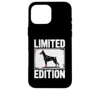 Limited Edition White Doberman Pinscher Dog Lover Gift Case for iPhone 16 Pro Max