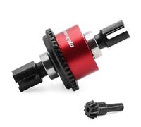 Limited Slip Diff Set 43T and Input Gear 10T Differential Combo F/R for ARRMA Kraton 6S Outcast 6S Mojave 6S Talion EXB RTR Upgrade Parts (Red)