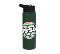 Limited Special Edition Vintage Since Born in 1936 Stainless Steel Insulated Water Bottle