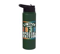 Limited Special Edition Vintage Since Born in 1936 Stainless Steel Insulated Water Bottle