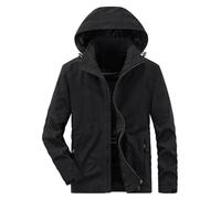 Limited Time Deals Cocila Cold Weather Coat for Men Outdoor Leisure Jacket Loose Large Size Hooded Sports Jacket Shacket For Men Uk Duffle Coat Mens Lengthy Branded Bomber Jackets Sale Clearance 1P