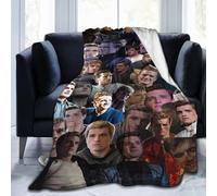 limitemm Josh Hutcherson Blanket 3D Printed Plush Blanket, Light Weight & Super Soft, Warm & Comfy, AntiPilling Microfiber Flannel Fleece Blanket for Couch, Bed, Sofa, 3 Sizes