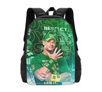 limitemm Wrestler John Cena Backpack Casual Large Capacity Laptop Schoolbag Wrestling Fans Birthday Gift