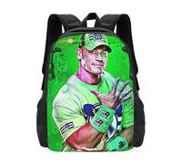 limitemm Wrestler John Cena Backpack Casual Large Capacity Laptop Schoolbag Wrestling Fans Birthday Gift