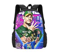 limitemm Wrestler John Cena Backpack Casual Large Capacity Laptop Schoolbag Wrestling Fans Birthday Gift