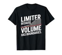 Limiter Because Volume Has Boundaries Audio Engineer Studio T-Shirt