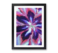 Limitless Abstract Framed Print | A2 Black Framed Wall Art | Ready to Hang | Abstract Fantasy Picture | Living Room Bedroom Lounge Office