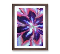 Limitless Abstract Framed Print | A2 Walnut Framed Wall Art | Ready to Hang | Abstract Fantasy Picture | Living Room Bedroom Lounge Office