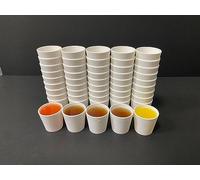 LimitX LIMEX Eco Shot Glasses - 50 Pack - 50 ml Reusable, Recyclable, shatterproof, Unbreakable, Limestone Based Shot Glasses - Stronger Than Plastic