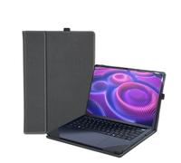 LIMIYUE Laptop Cover Case for HP OmniBook X/Ultra /5 Flip 14 inch & for 14'' ZBook Ultra G1a [Do Check Model] Sleeve,PU Leather Protective Bag with Foldable Cooling Bracket (Dark Gray)