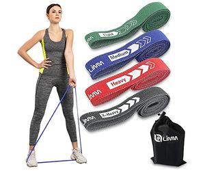 Limm Long Resistance Bands Fabric Band - Pull Up Bands for Working Out - Workout Bands Resistance for Women and Men - Pull Up Assistance Bands for Resistance & Strength Training, Home Workouts