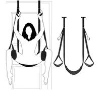 Limmion Door Sex Swing Sexy Slave Bondage Love Slings for Adult Couples with Adjustable Straps Sex Swing for Men Women Erotic sextoys