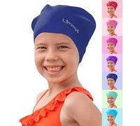 Limmys Kids Swim Cap - 100% Silicone Swim Cap for Long Hair - Soft, Stretchy & Comfortable Swimming Cap - Designed for Durability & a Tangle-Free Experience