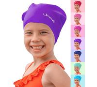 Limmys Kids Swim Cap - 100% Silicone Swim Cap for Long Hair - Soft, Stretchy & Comfortable Swimming Cap - Designed for Durability & a Tangle-Free Experience