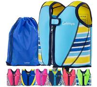 Limmys Neoprene Kids Swim Vest - Adjustable Buoyancy, Secure Fit, Awarded | Soft All-Day Comfort - Secure Durable Design - Parent-Approved - Carry Bag Included - High Visibility