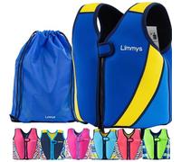 Limmys Neoprene Kids Swim Vest - Adjustable Buoyancy, Secure Fit, Awarded | Soft All-Day Comfort - Secure Durable Design - Parent-Approved - Carry Bag Included - High Visibility