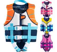 Limmys Neoprene Swim Vest for Kids - Integrated Foam, Secure Fit, Awarded | Award-Winning Parent-Approved Design - Secure Double Fastening with Premium YKK Zip - High Visibility