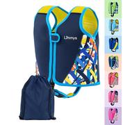 Limmys Premium Kids Swim Vest - Toddler Swim Jacket and Buoyancy Swimming Aid - Modern Design Swimming Vest for Boys, Girls and Babies - Drawstring Bag Included