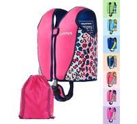 Limmys Premium Kids Swim Vest - Toddler Swim Jacket and Buoyancy Swimming Aid - Modern Design Swimming Vest for Boys, Girls and Babies - Drawstring Bag Included