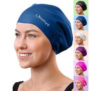 Limmys Premium Swimming Cap for Women with Long Hair - Soft Silicone Swim Cap for Women - Comfortable, Extra Room Fit, Chlorine Resistant, Hypoallergenic Swimming Hat