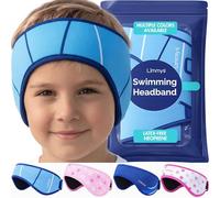 Limmys Swimming Headband for Kids and Adults - Non-Slip Neoprene Ear Band | Doctor-Inspired Ear Protection - Reinforced Elastic Band - Latex-Free Child-Safe Materials - Holds Earplugs Securely