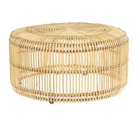 Beliani Coffee Table Limni Rattan Light Brown