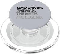 Limo Driver Man Myth The Legend Design PopSockets PopGrip for MagSafe