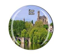 Limoges France Fridge Magnet Tourist Souvenir Crystal Whiteboard Magnetic Sticker Collection