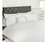 LIMOGES ROSE RUFFLE DUVET COVER SET - 4 COLOURS - SINGLE DOUBLE KING SUPER KING