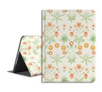 LiMon Arts Compatible with iPad Case 11th Gen 2025 11"/10th Gen 2022 10.9" Cover Folio Protective PU Leather with Flower Floral Design for Women Girls, Colorful Cute Lily, William Morris The Daisy