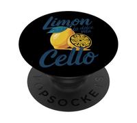 Limon La Dolce Vita Cello Lemon Delight PopSockets Adhesive PopGrip